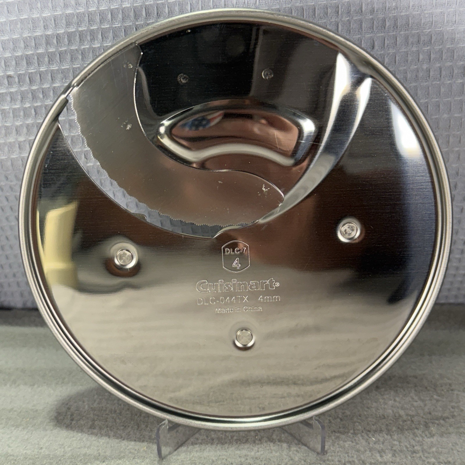 🔥 Cuisinart Disc Blade DLC-044TX 4mm For Food Processor DFP-14BCN DLC-7 CLEAN!