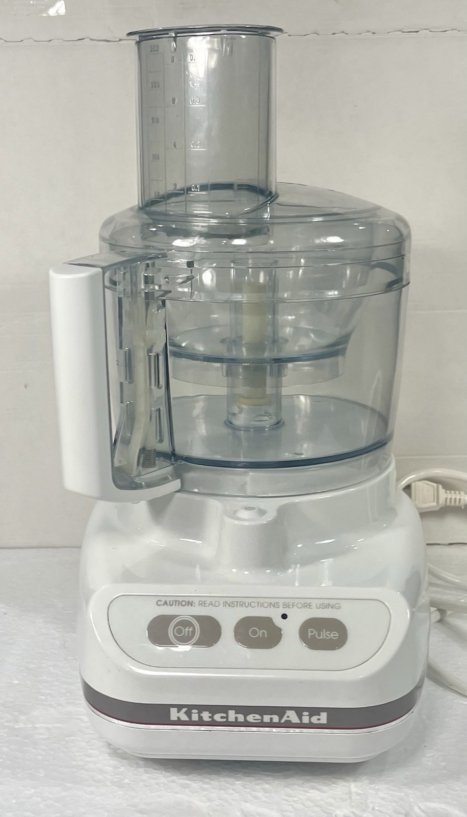 KitchenAid Food Processor KFP600WH Tested Working with Blades & Accesories