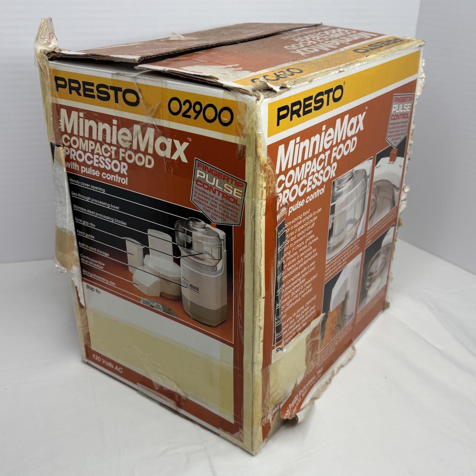 Presto Minnie Max Compact Food Processor Pulse Control 1988 02900 NEW OPEN BOX