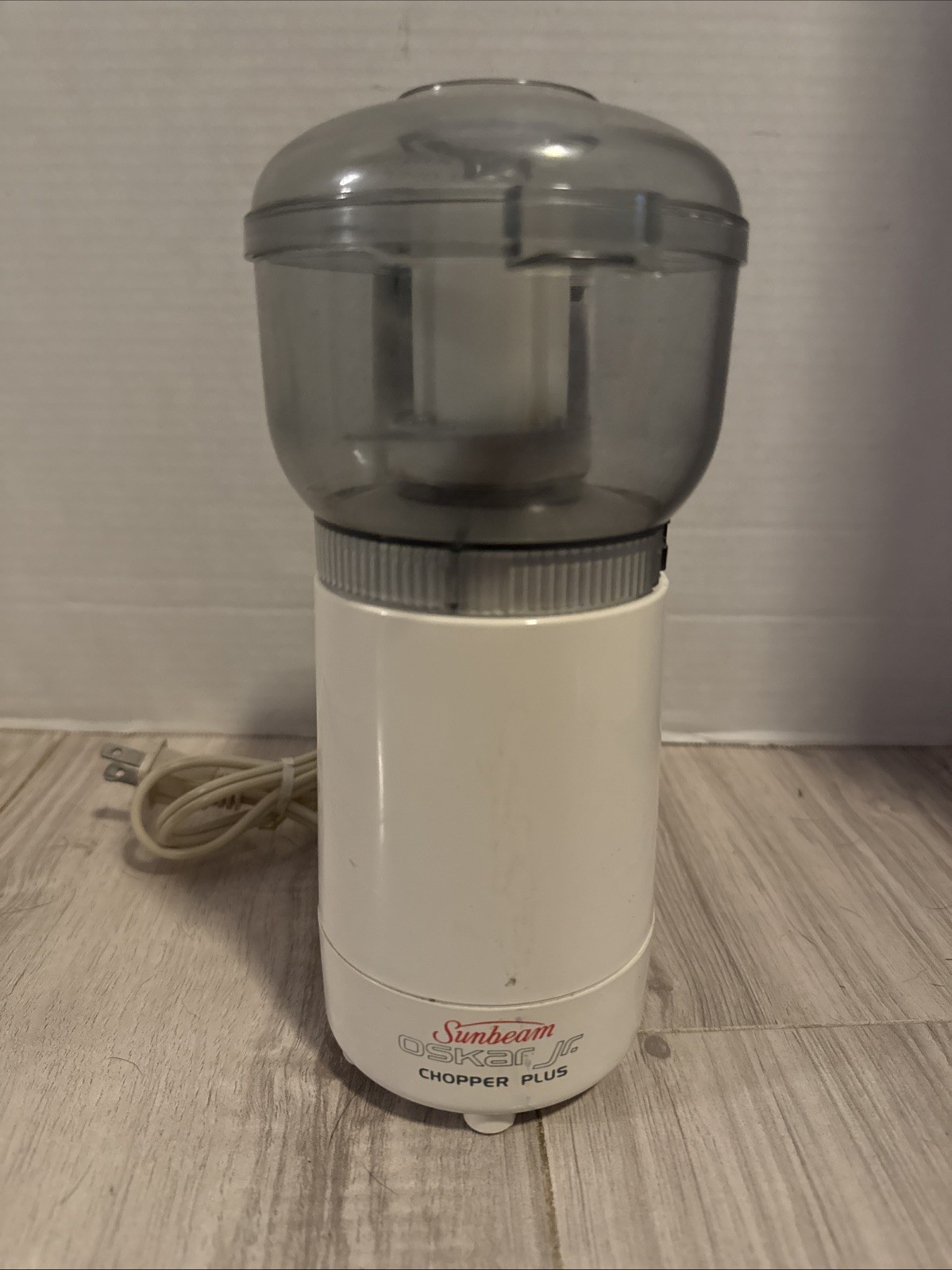 Vintage Sunbeam Oskar Jr. Chopper Plus Mini Food Processor Chopper 14131 WORKS