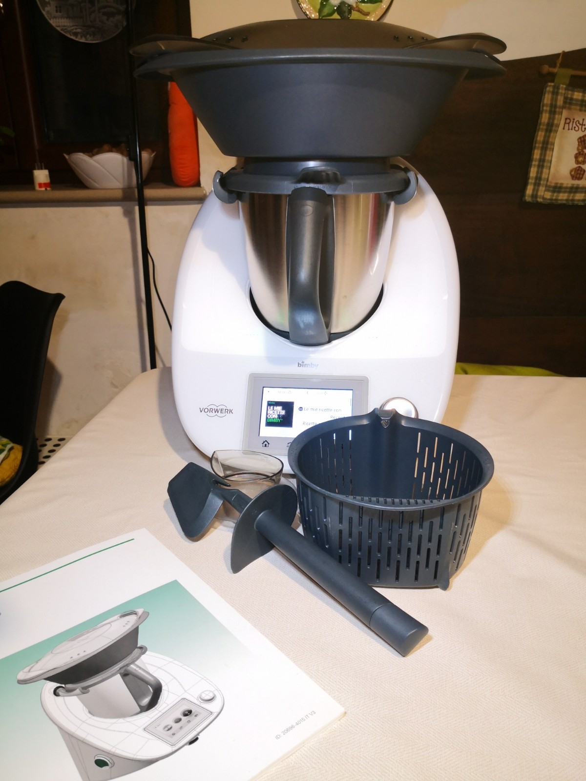 Bimby TM5 2.2L Food Processor – White and Accessories