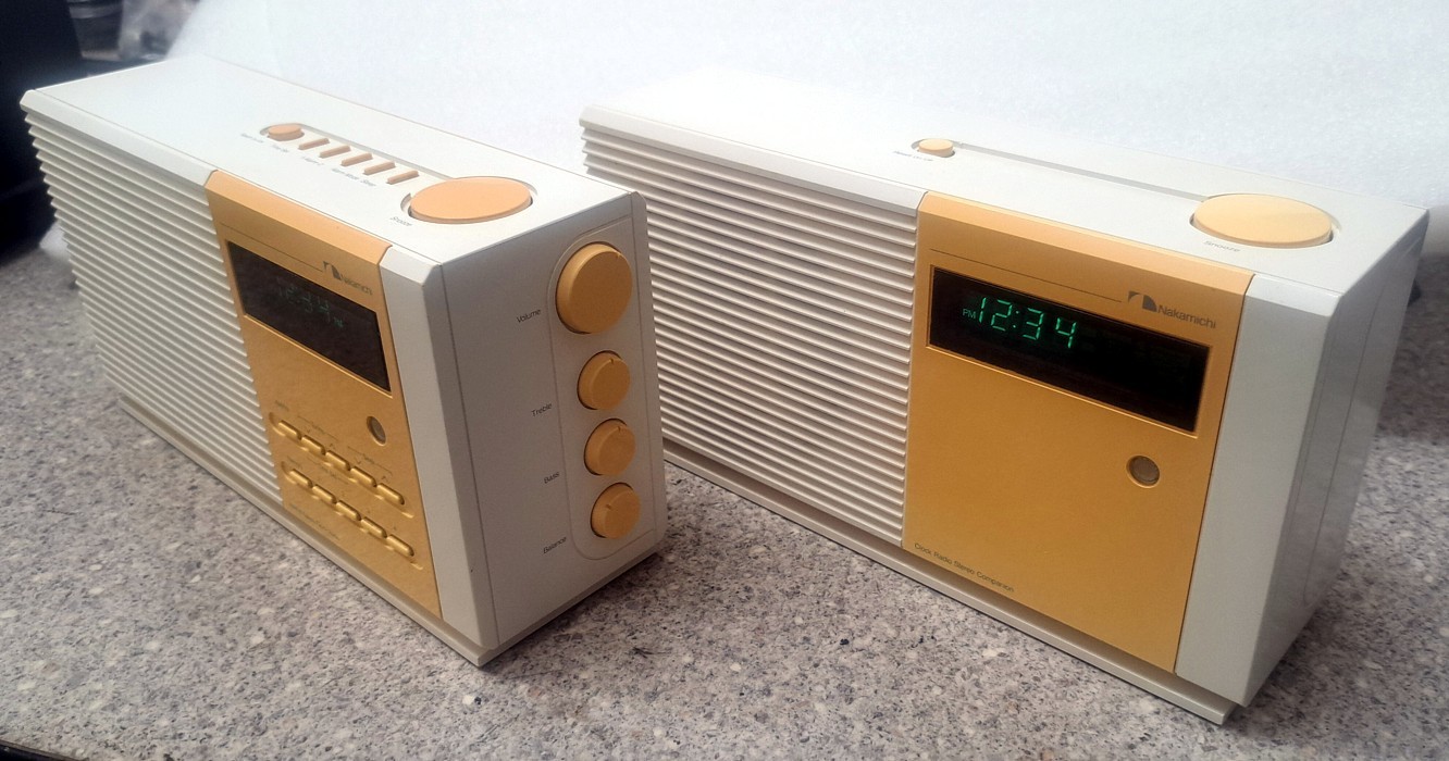Nakamichi TM1 and TM2 (AC120V) Clock Radio