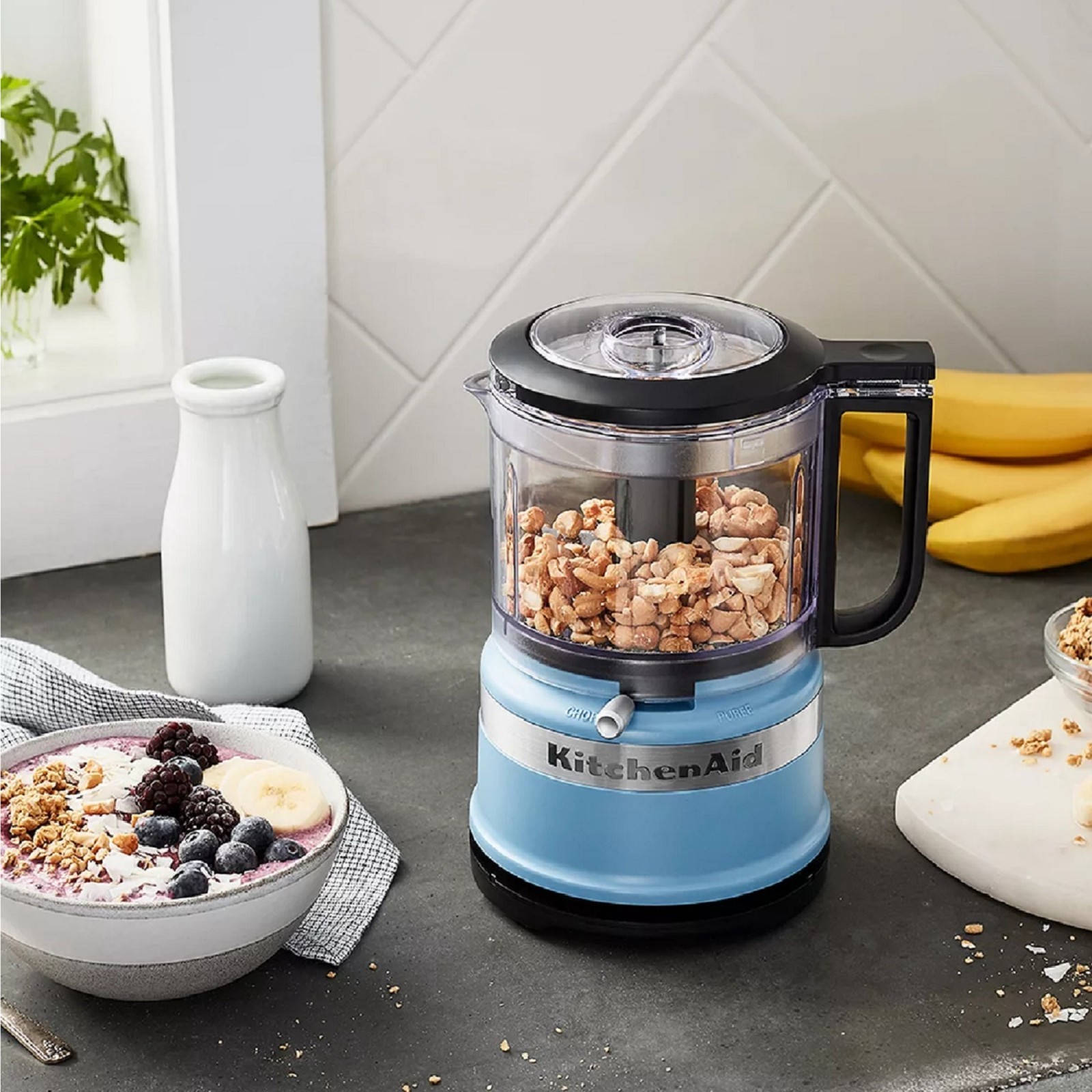 brand new Blue Velvet KitchenAid 3.5-Cup Food Chopper – Model KFC3516VB