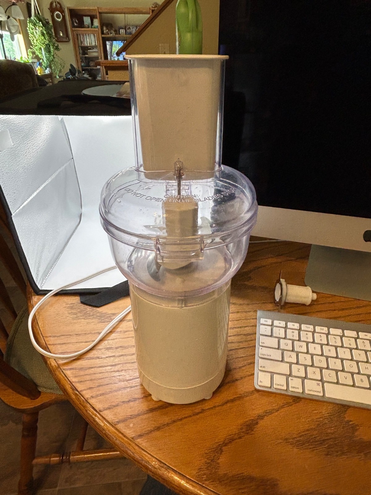West Bend Household Food Processor 120 Volts 60HZ Only Tested & Works, Good Cond