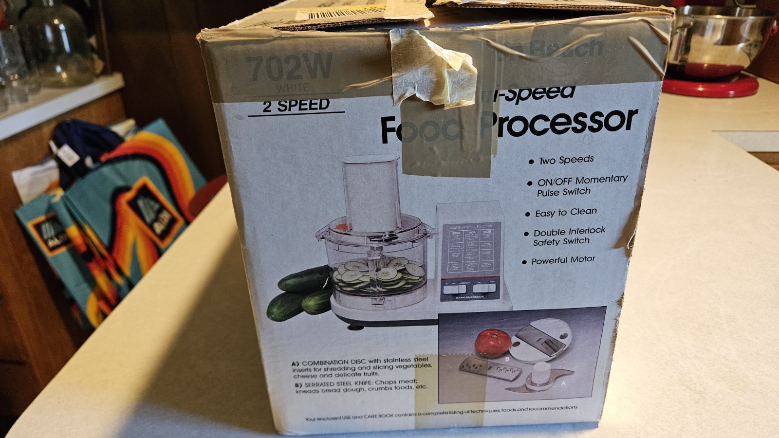 Complete Hamilton Beach 702-5 Food Processor