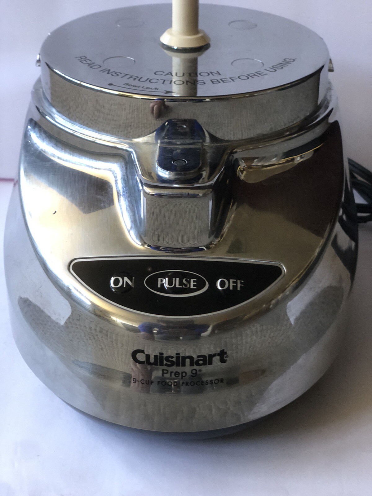 Cuisinart Prep Food Processor 9-Cup Brushed Stainless Finish, Base ONLY WORKS