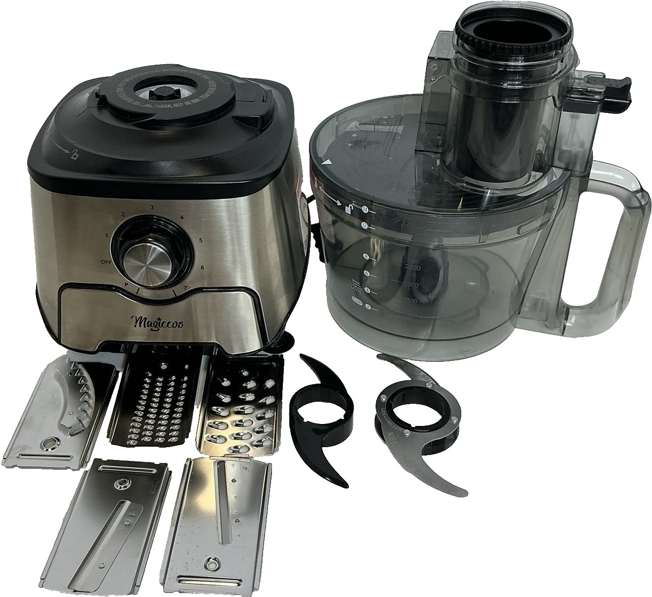 Magiccos FP408 14 cp French Fry Cutter Storage Drawer Food Processor Large Chute
