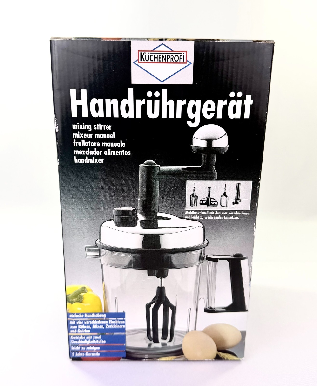 German Hand Mixer Manual Food Processor by Kuchenprofi Handruhrgerat – NEW