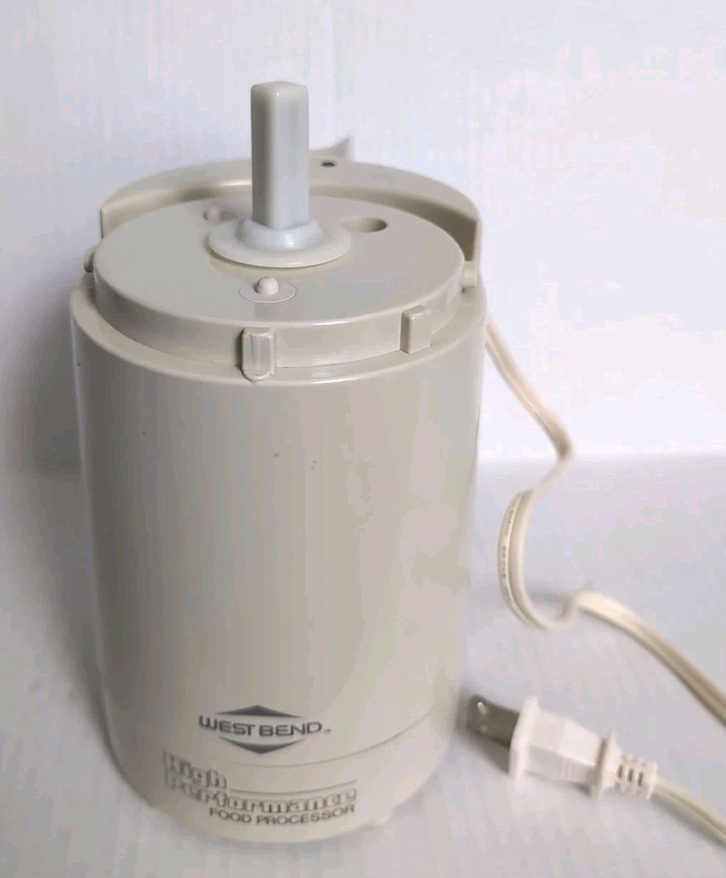 VTG WEST BEND High Performance Food Processor 6500 Motor Tested Works Great