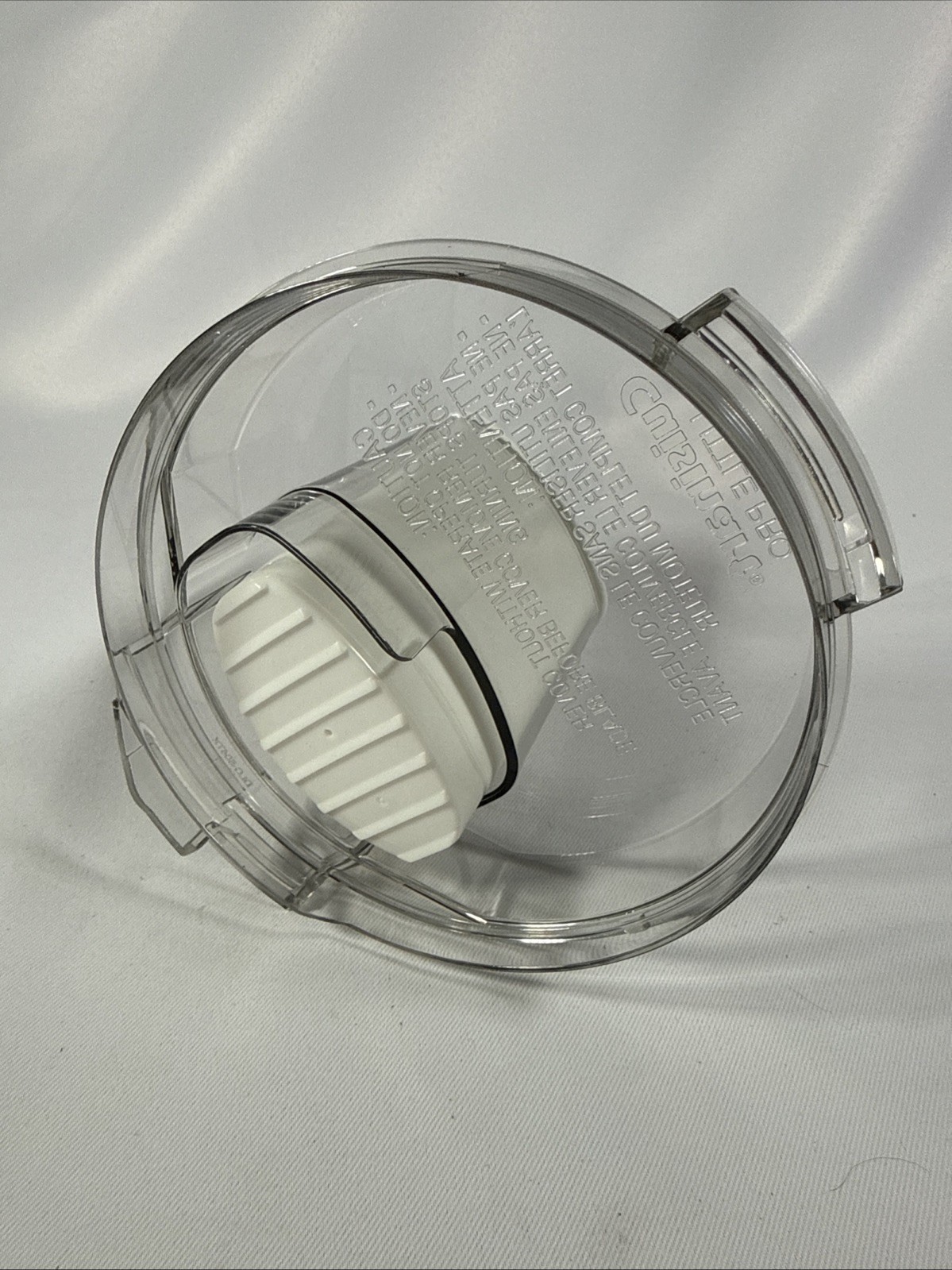 Cuisinart Handy Prep Food Processor DFP-3 Replacement Lid and Pusher DLC-504TX