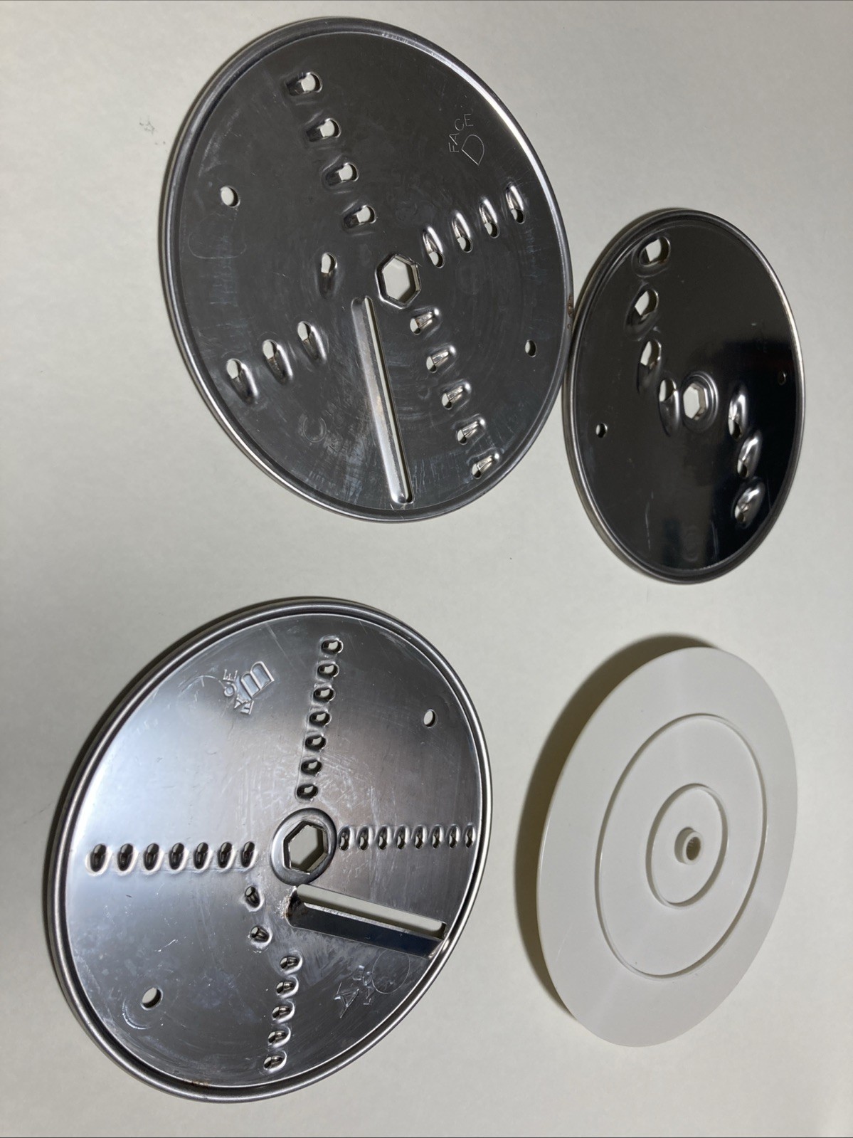 Moulinex La Machine 354 390 Food Processor 3 Discs Blades & Slinger Plate Set