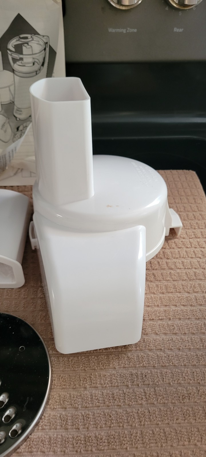 Sunbeam Oskar Food Processor 4817 Work Bowl Lid Chopper Chute Blade BOX Recipes