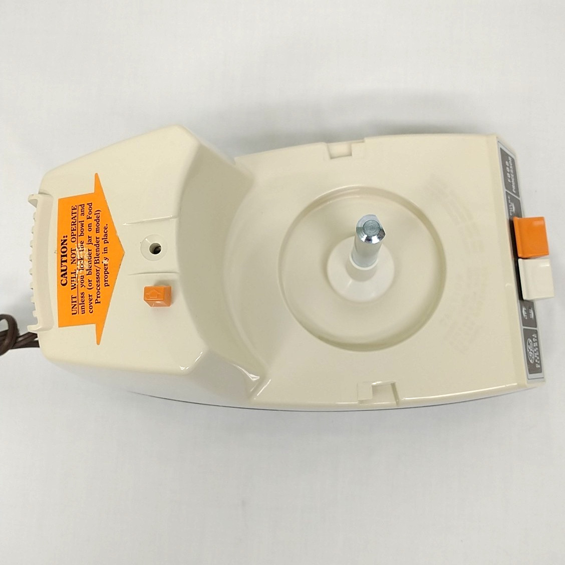 GE Food Processor model 420A D1FP1B BASE/Motor ONLY General Electric Works!