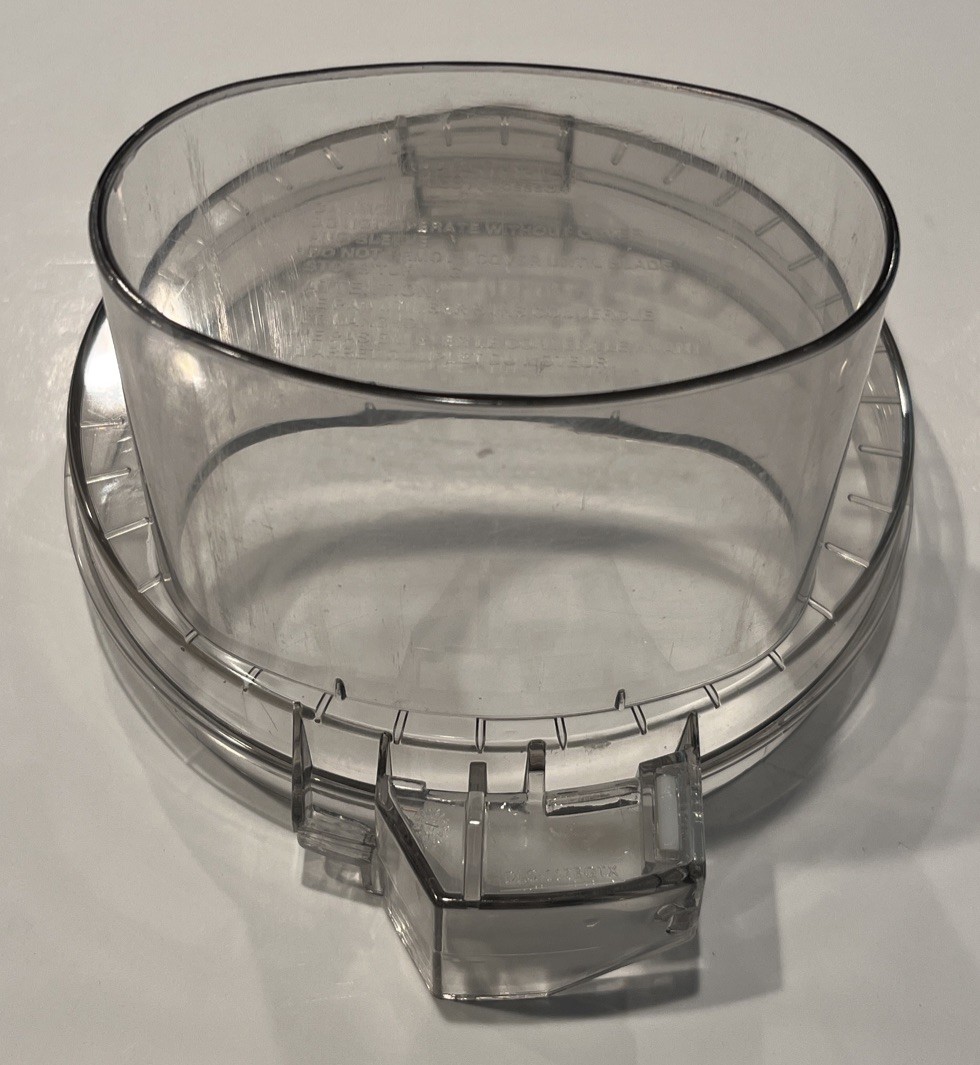 Cuisinart Food Processor DLC-10 Replacement Parts: Clear Lid Chute/Sleeve Pusher