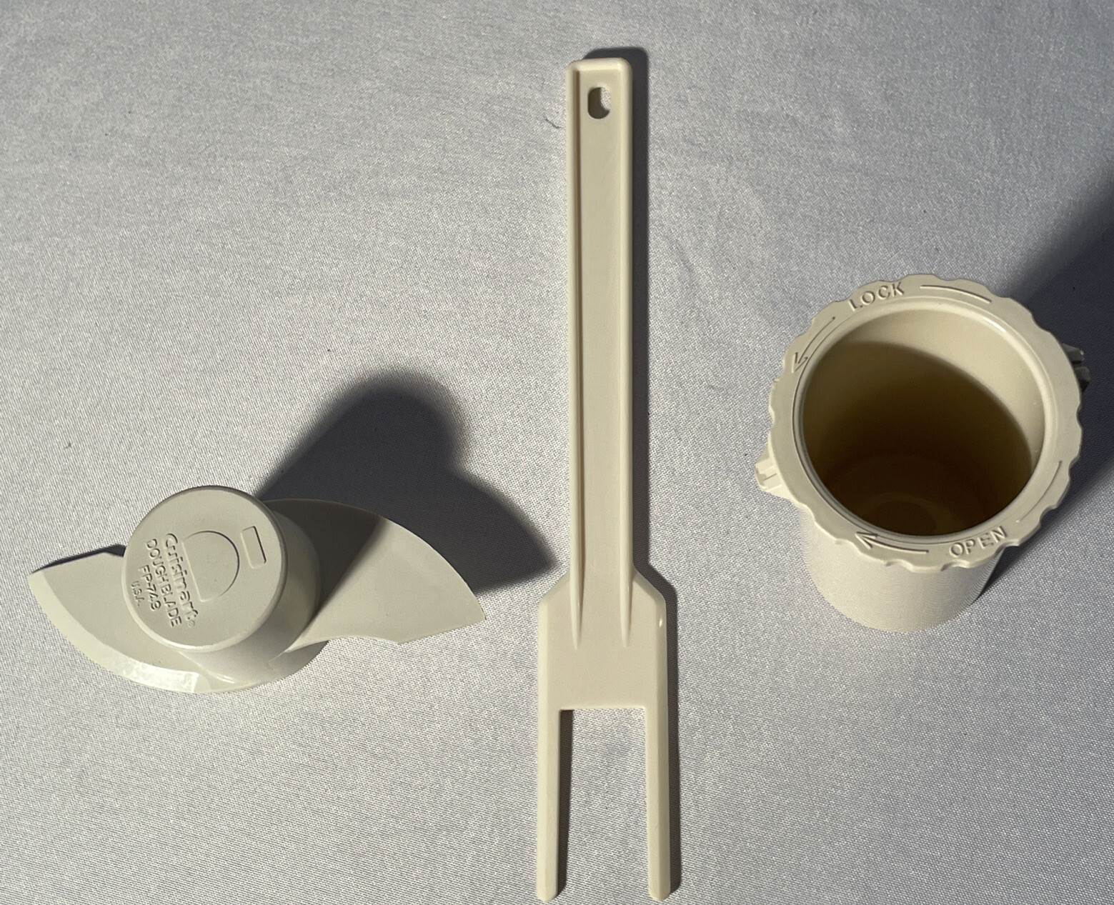 Cuisinart DLC-10 Food Processor Parts Feed Pusher Dough Blade Spatula Reamer