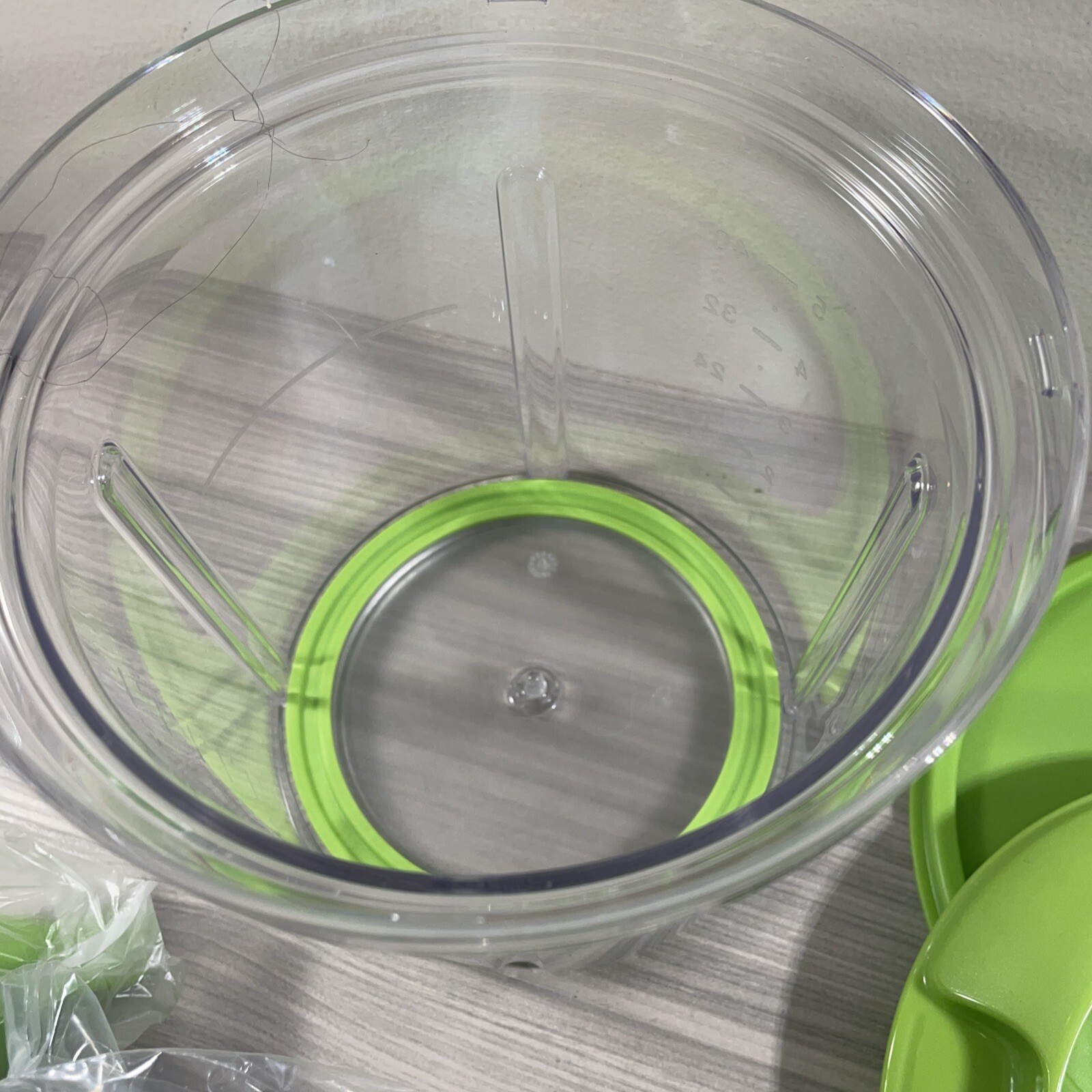 Tupperware Power Chef System Blade Mixer Paddle Margarita Green NIB New! READ
