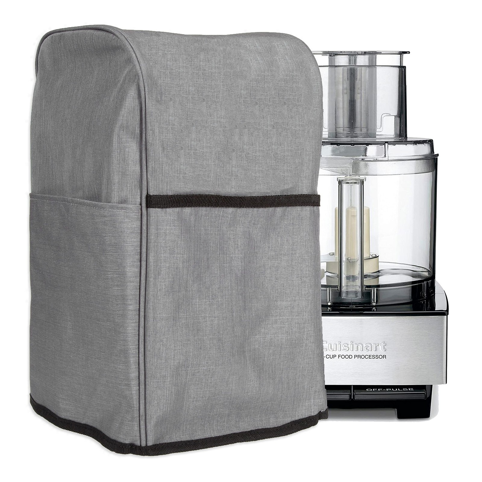 Food Processor Cover with Storage Pockets for Large Custom 11-14 Cup Processo…