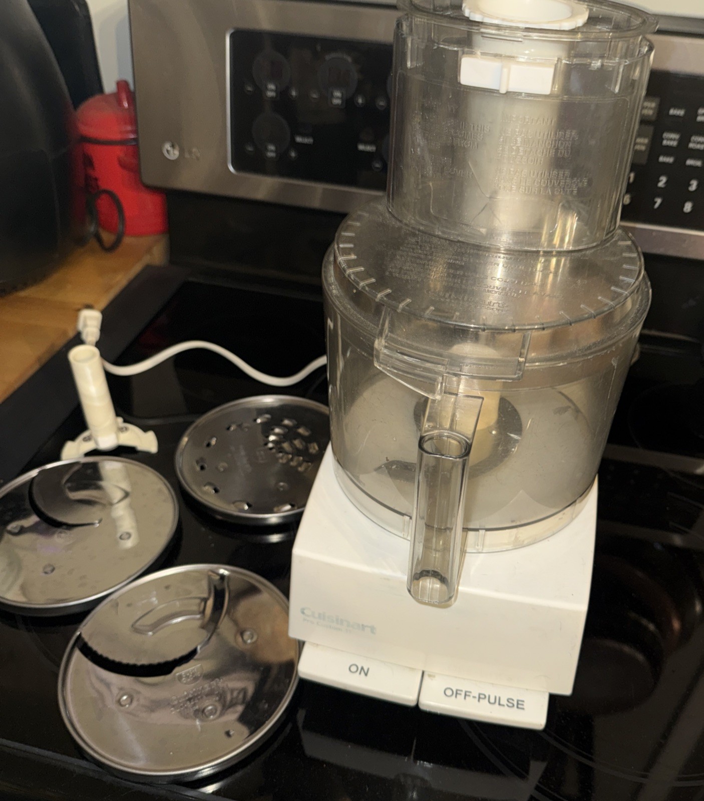 Cuisinart Pro Custom 11 DLC-8S 11 Cup Food Processor w/Accessories Tested/Works