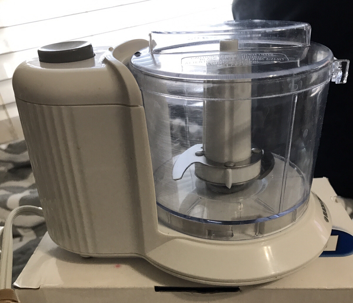 White BLACK+DECKER One-Touch Chopper 1.5 Cup Capacity Food Processor