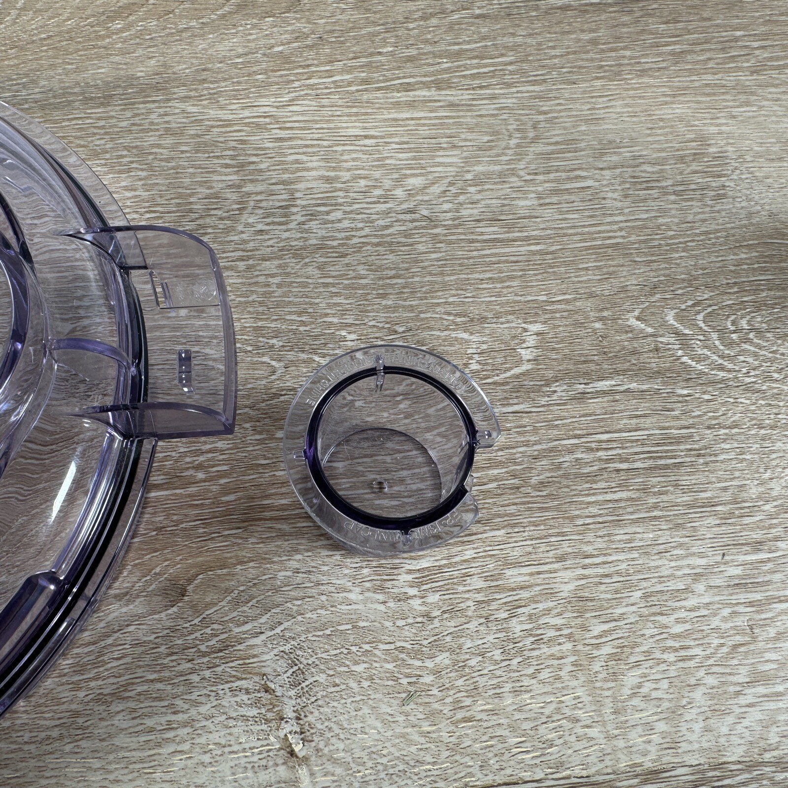 Cuisinart FP-13 CFP-26 SFP-13 FLAT LID for Work Bowl w/ Mini Cap Parts # FP-13FC
