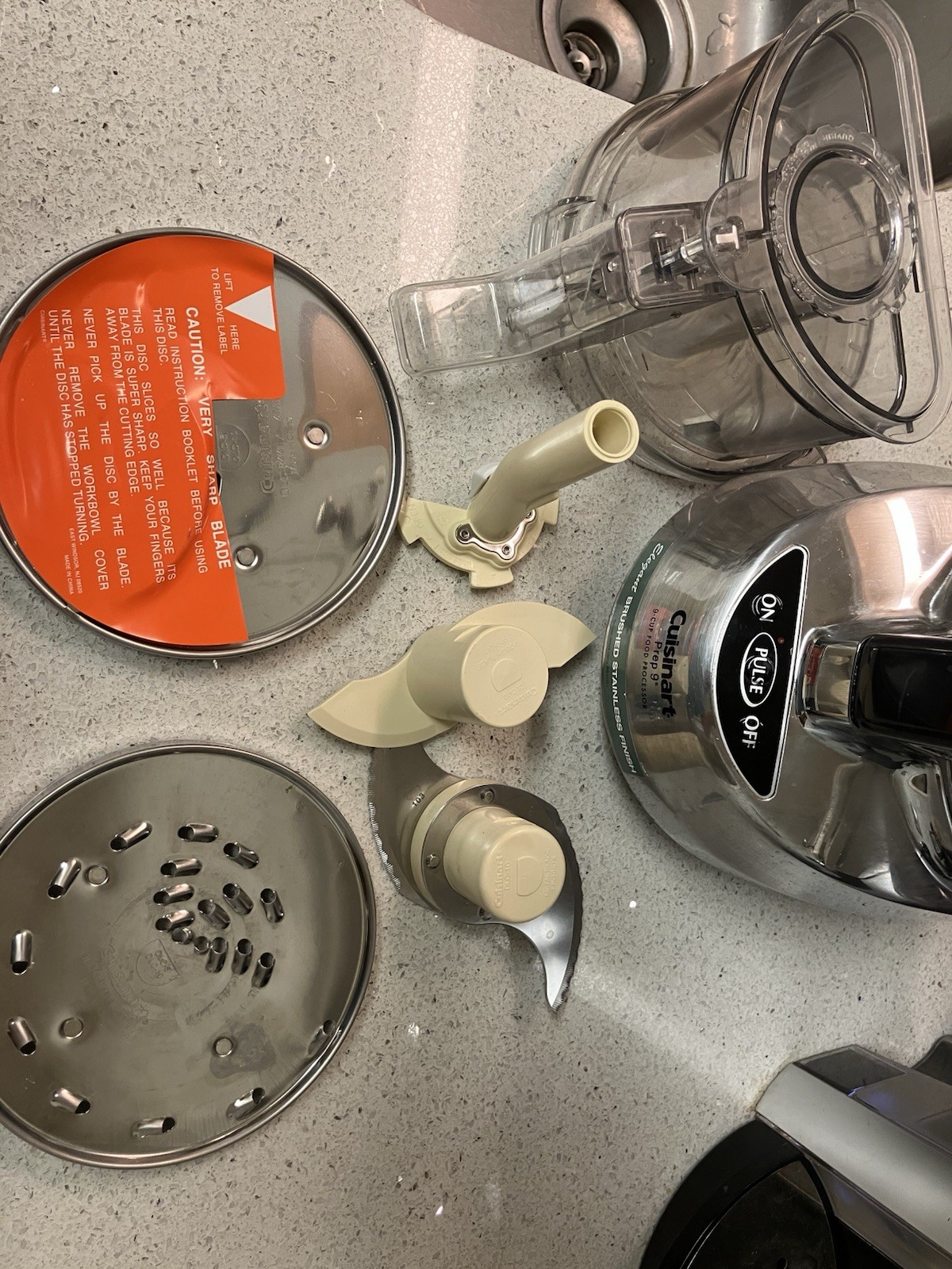 Cuisinart Prep 9 – 9 Cup Food Processor Stainless DLC2009CHB Lightly Used Works