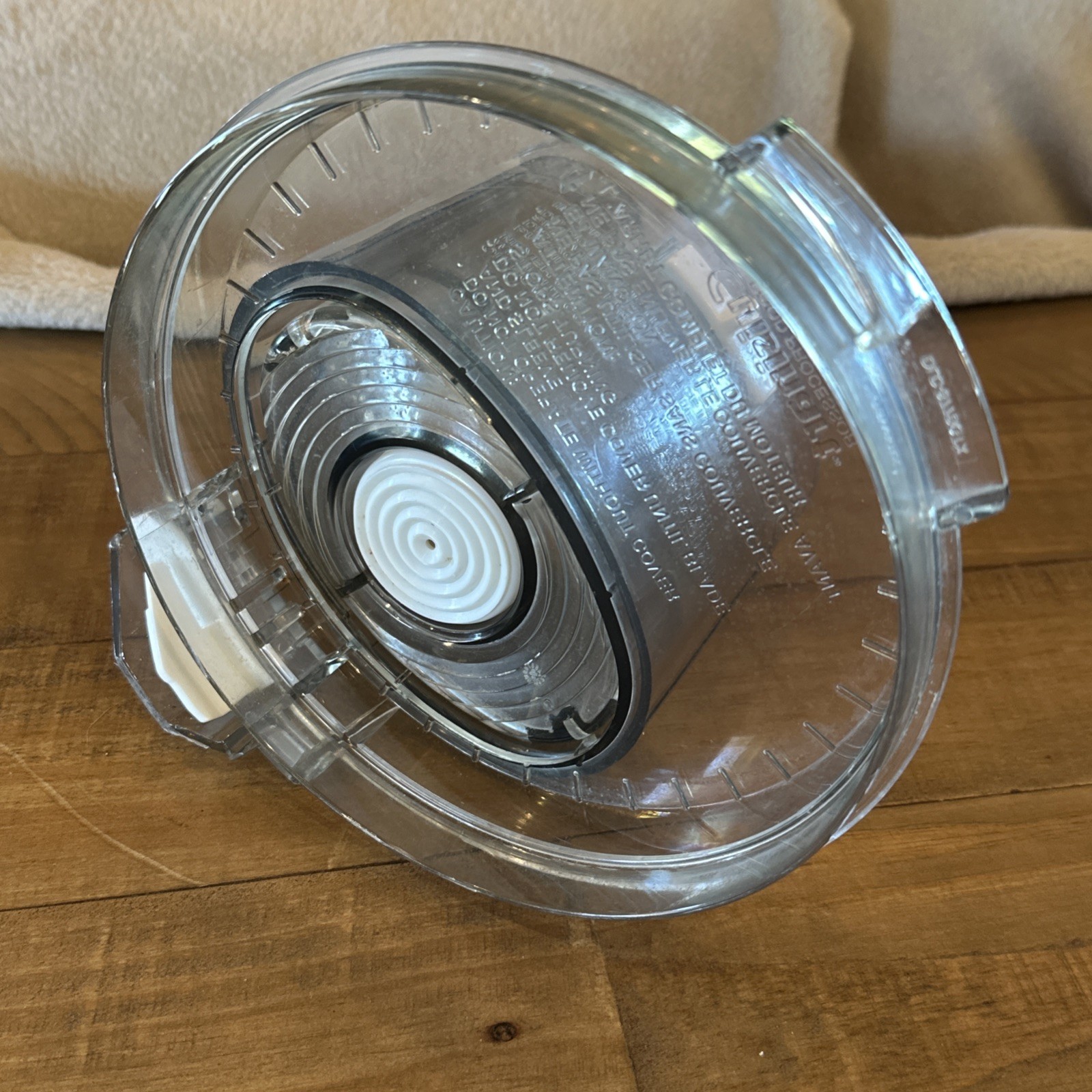 Cuisinart Food Processor DLC-8 Lid Chute Pusher Parts DLC-877BGTX DLC-018BGTX