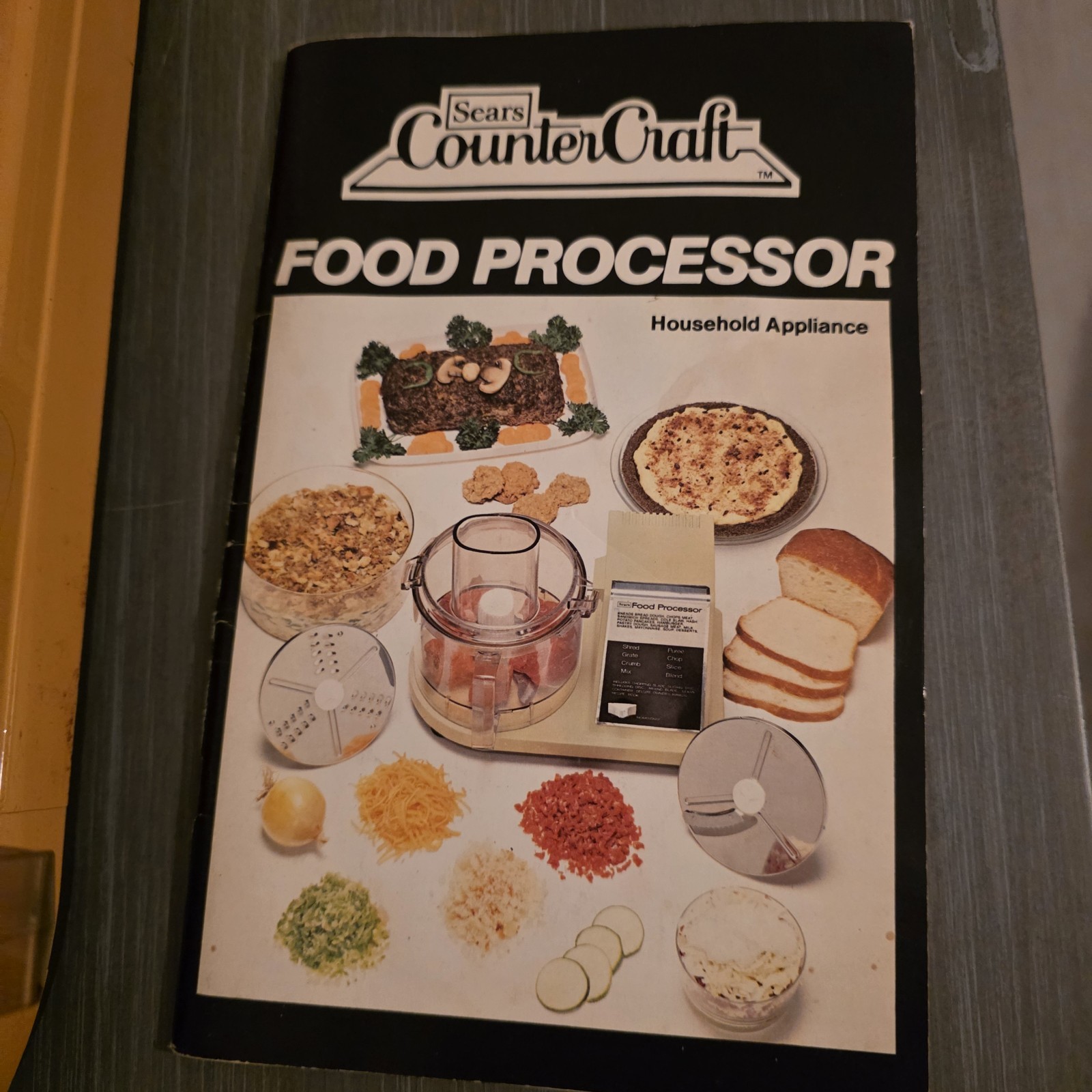 Sears Kenmore 7-Speed Counter Craft Food Processor Vintage