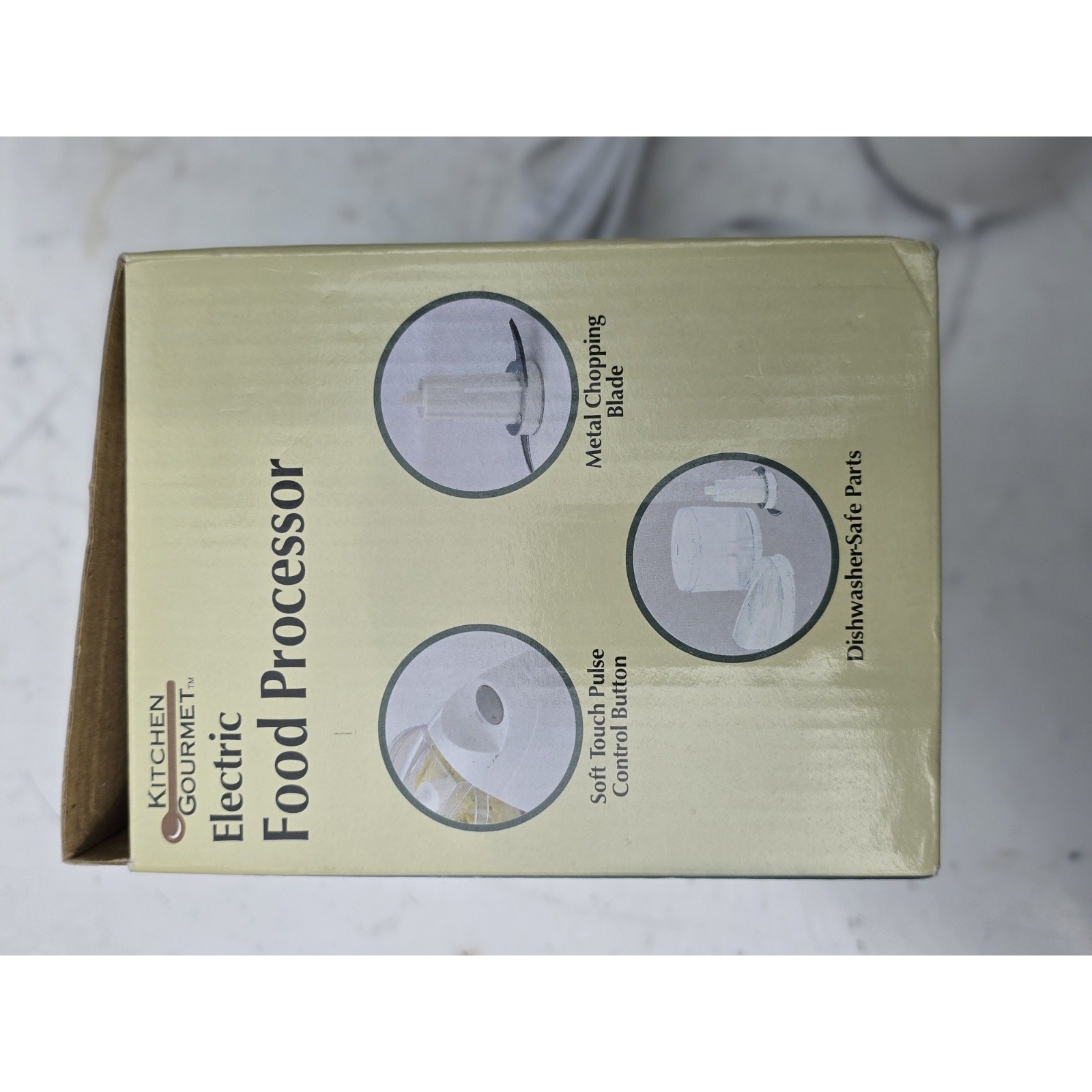 Kitchen Gourmet Electric Food Processor Model NT-0216 Compact 1.5 Cup Chopper w/