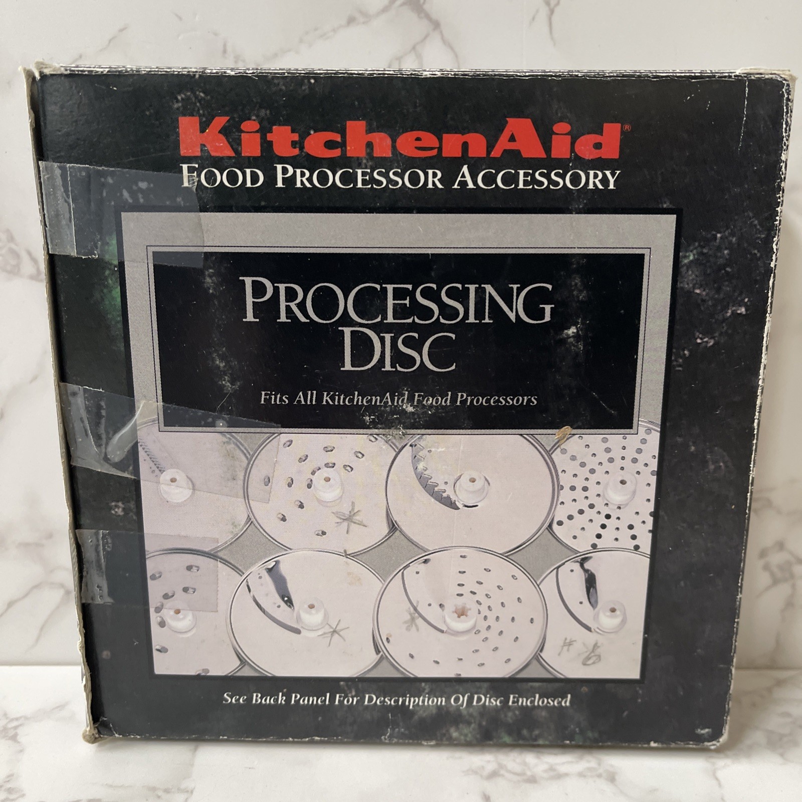 Set of 3 KitchenAid Food Processor Discs Julienne Thick Slicing Shredding DVSA