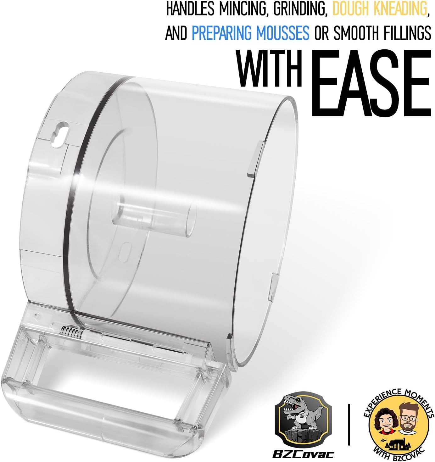 112203 3-Quart Clear Food Processor Bowl Compatible W/ Robot Coupe R2B & R2N