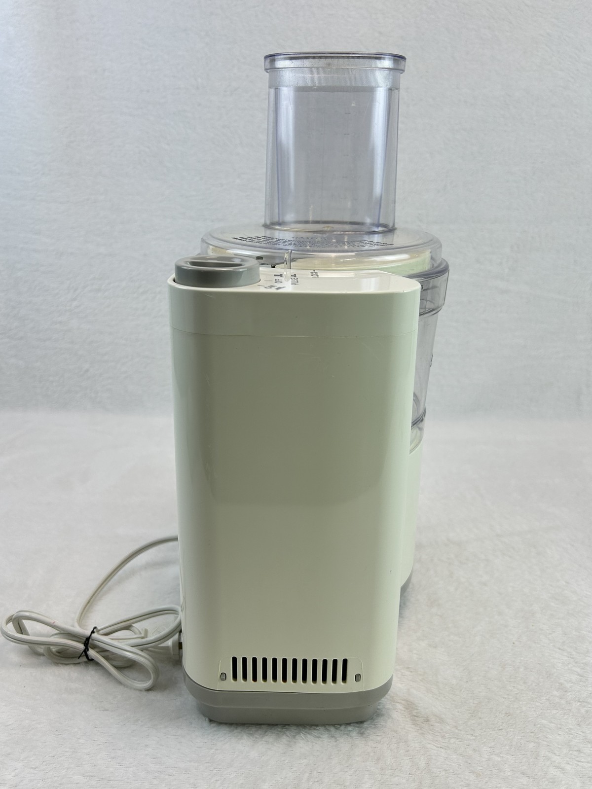 Regal La Machine I Food Processor Vintage Off-White Cream w/ Slicing Blade