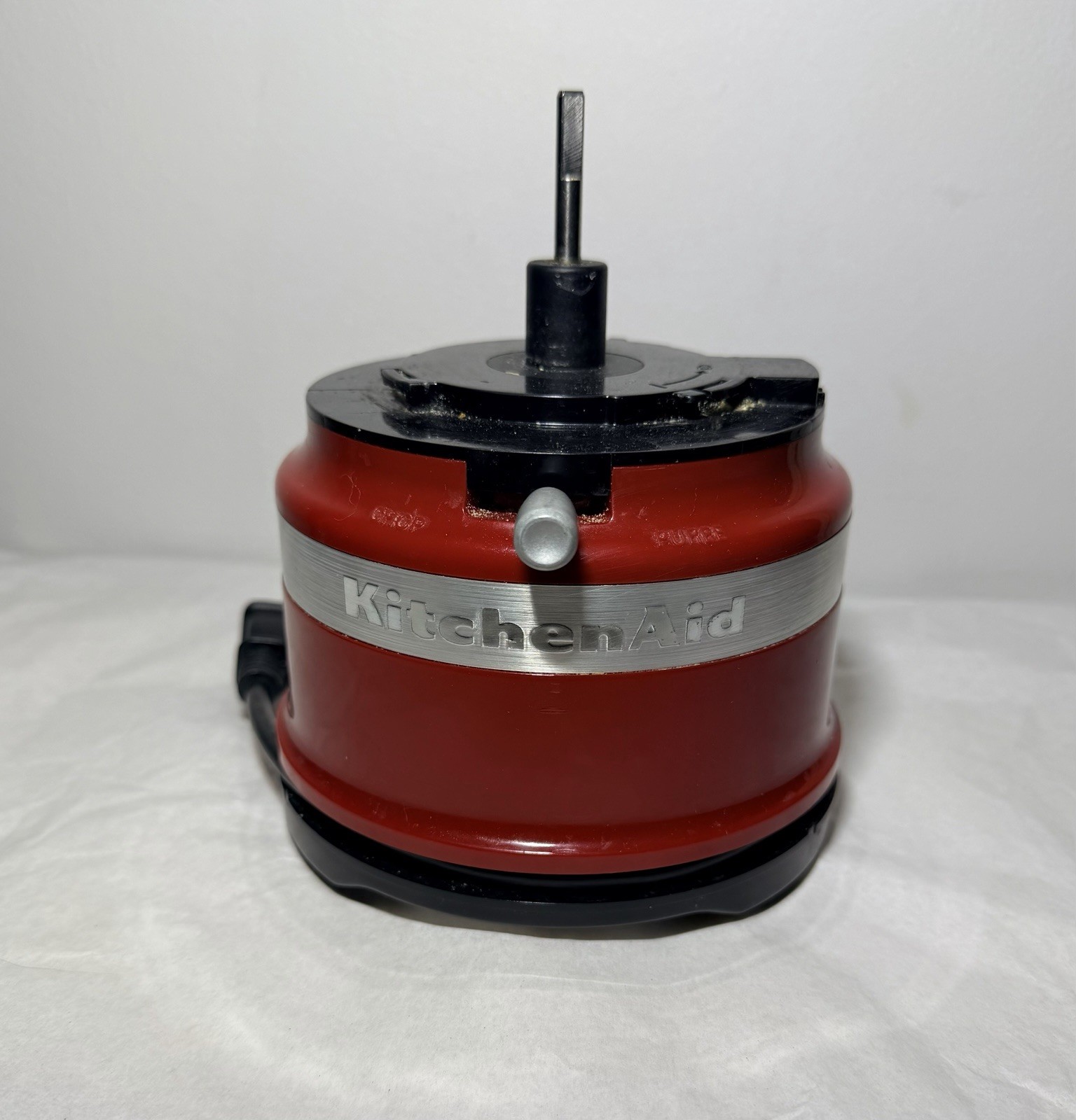 KitchenAid KFC3516ER 3.5 Cups Food Chopper Processor Red Base Only Tested Great