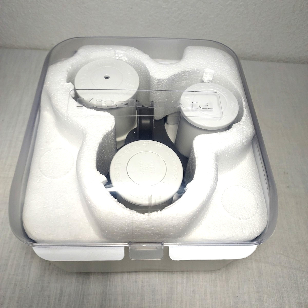 KitchenAid Food Processor Attachments 2 Discs 3 Blades Storage Box -No Adapters