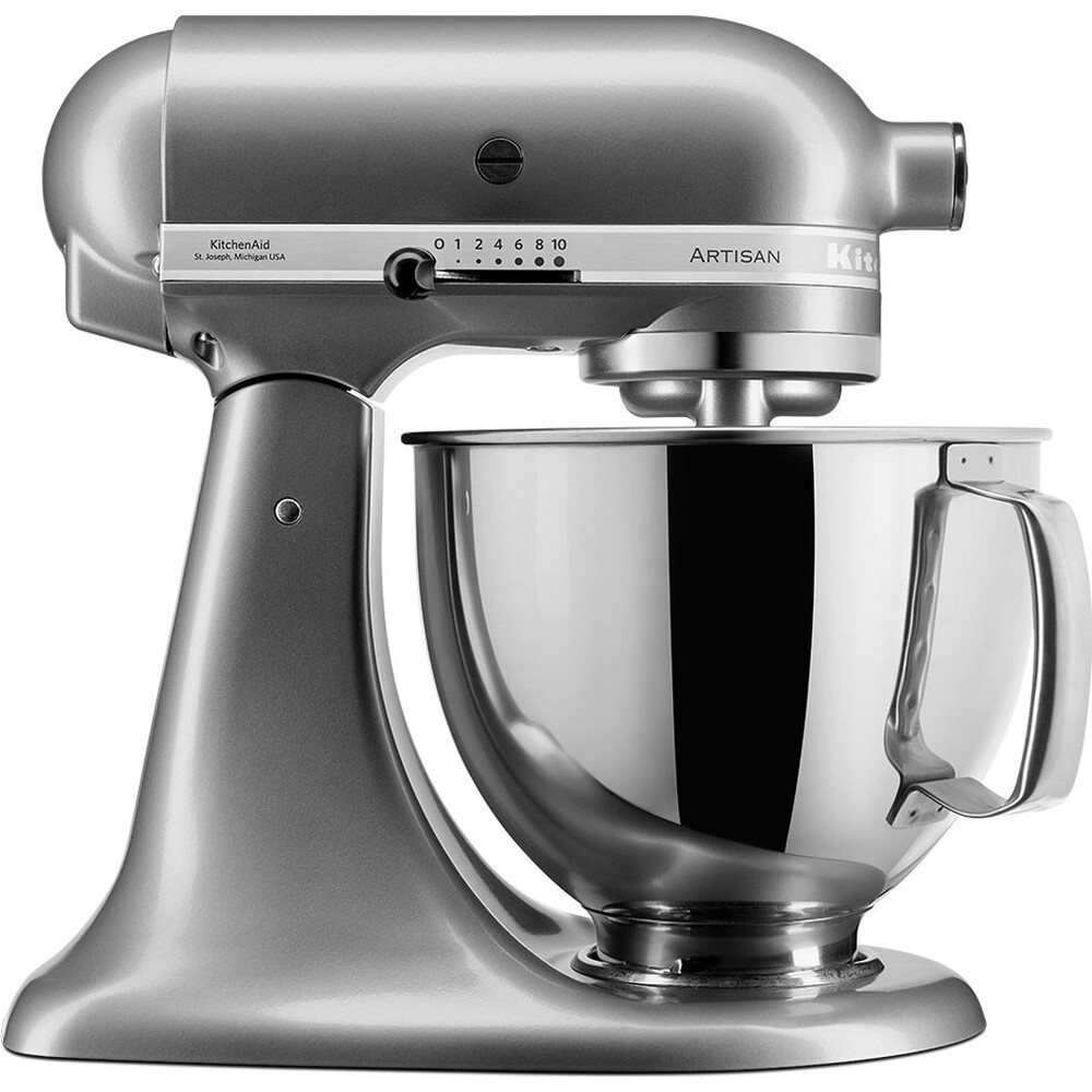 KitchenAid – Silver Tilt-Head Stand Mixer 4.8L KitchenAid 5KSM175PSECU