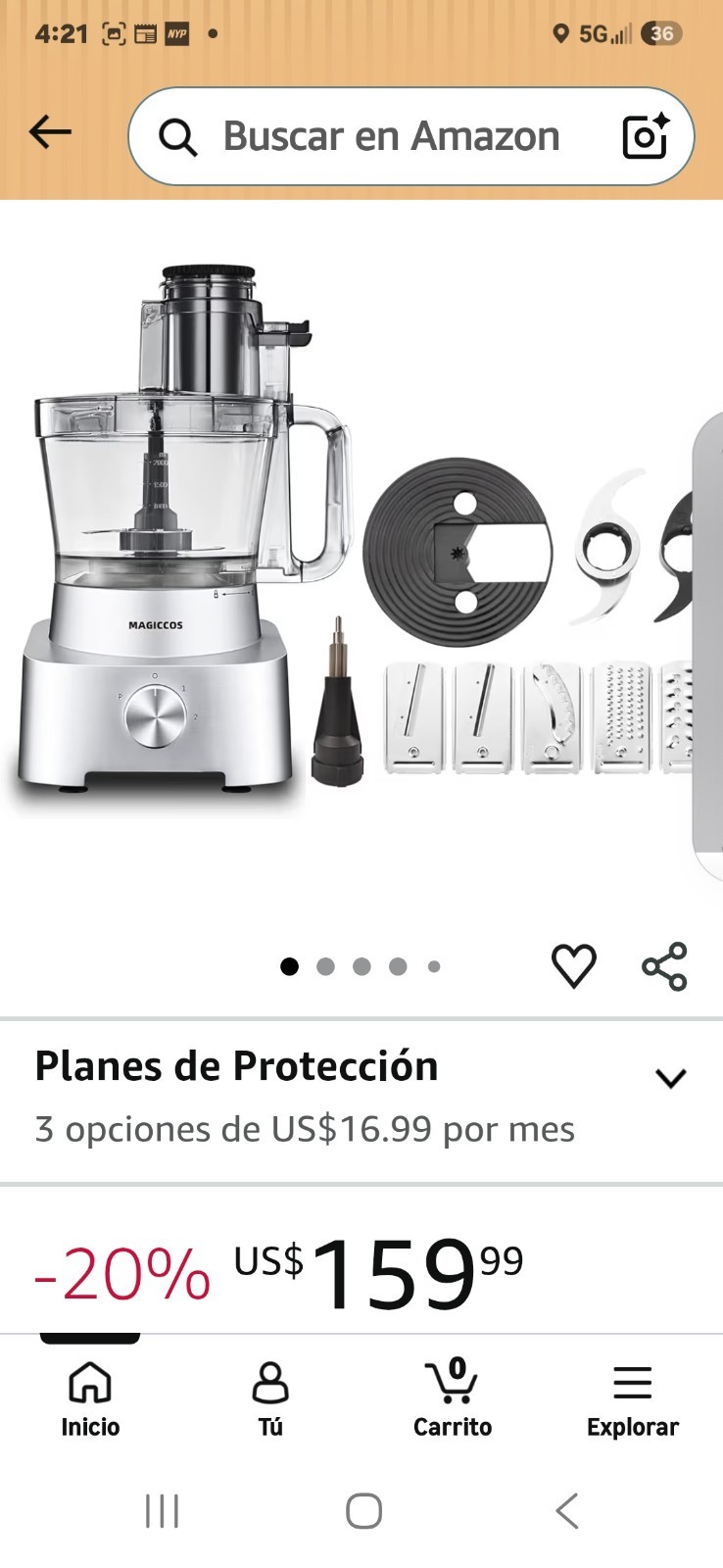 magiccos food processor FP406