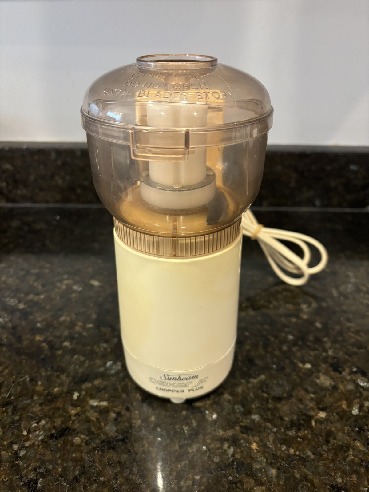 Vintage Sunbeam Oskar Jr. Chopper Plus Food Processor Model 14131 Tested-Works