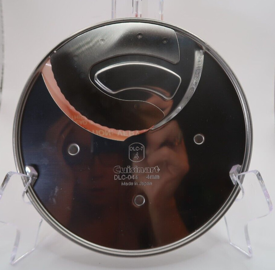 CUISINART DLC-7 FOOD PROCESSOR METAL SLICING DISC 4 DLC 044 4MM MADE IN JAPAN