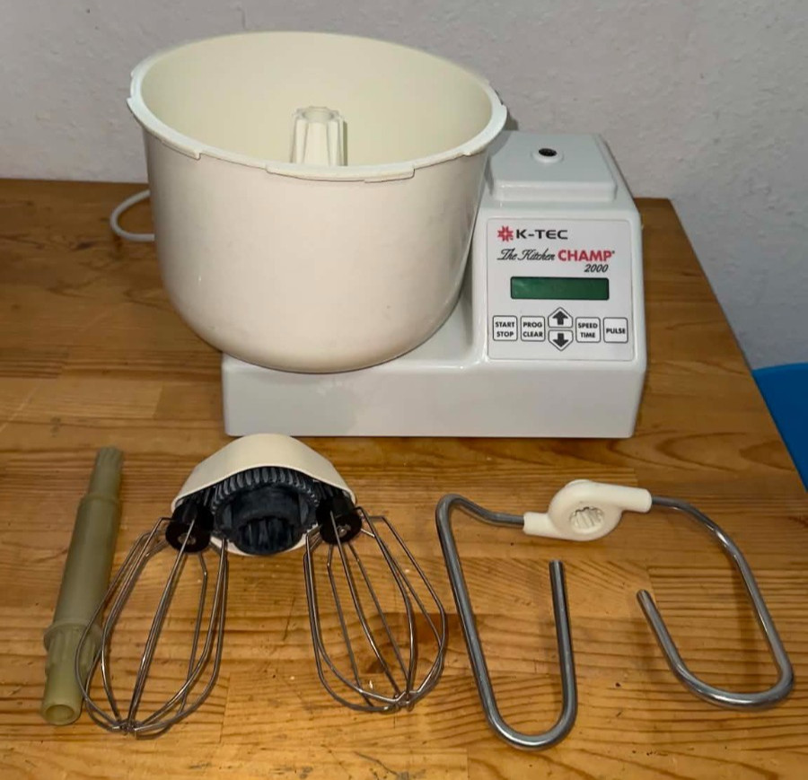 K-Tec CHAMP Food Preparer Model C-4 With Accessories