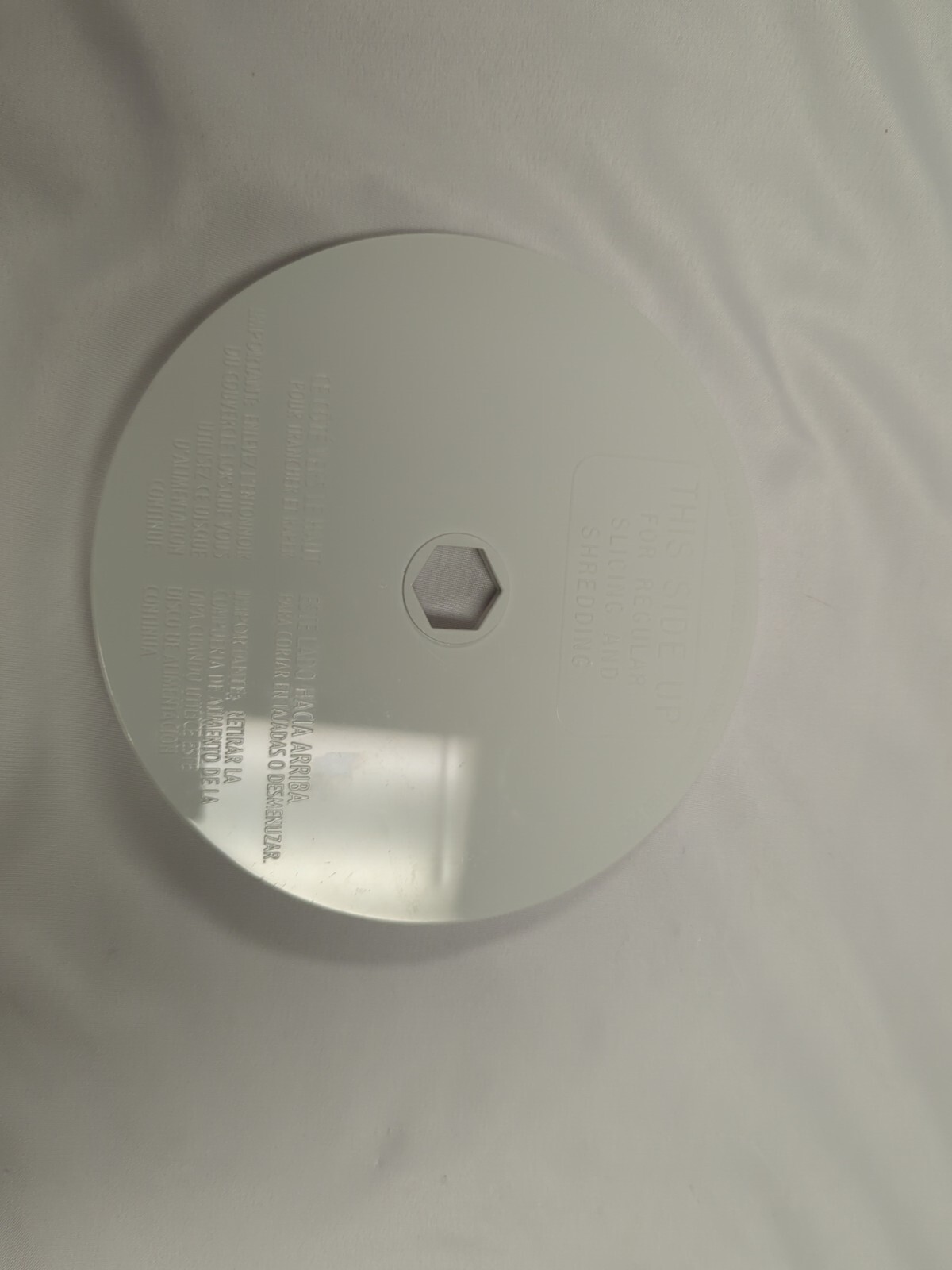 Hamilton Beach Food Processor 70700-W Feed Disc Sling Plate Replacement Parts