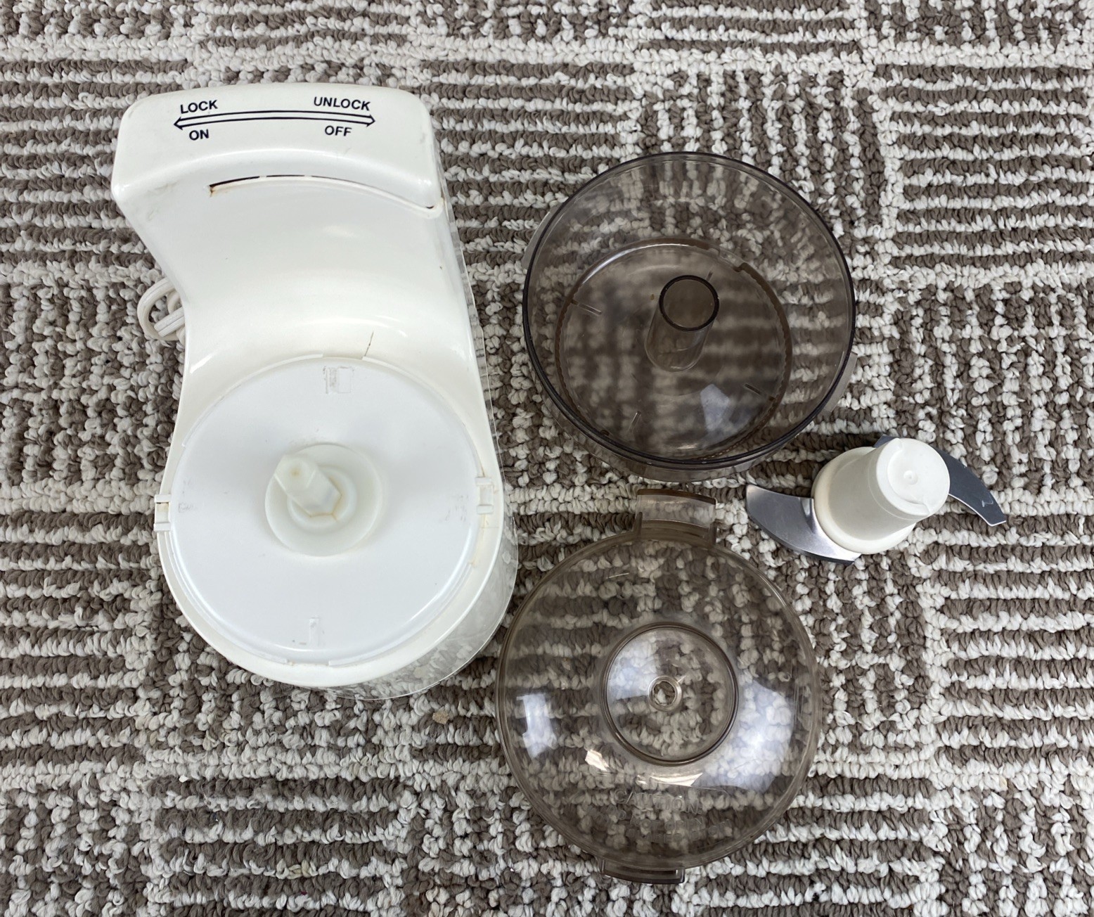 Vintage Sunbeam Oskar Food Processor Model 14181 Chopper Bowl Blade Attachment
