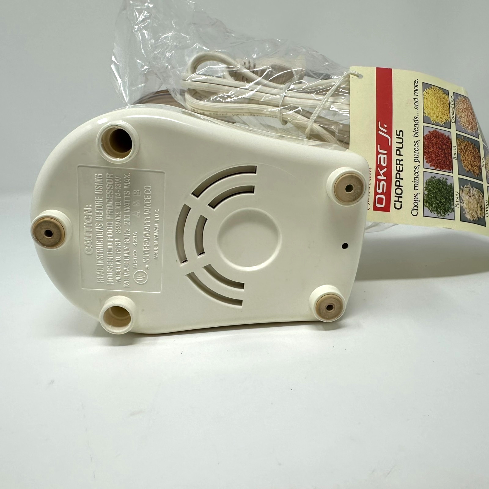 Sunbeam Oskar Jr. Chopper Plus | #14131 | New | Open Box