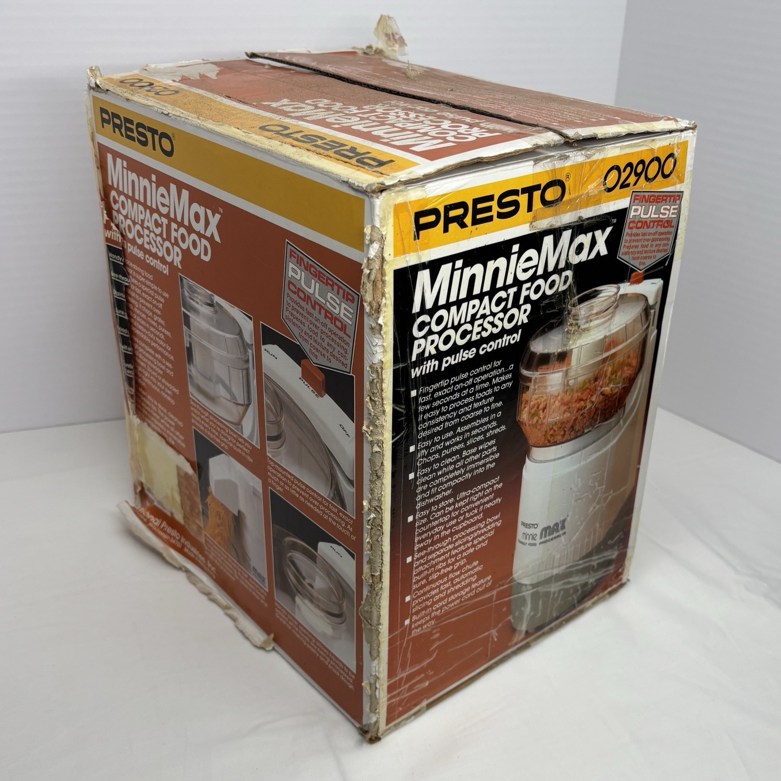 Presto Minnie Max Compact Food Processor Pulse Control 1988 02900 NEW OPEN BOX