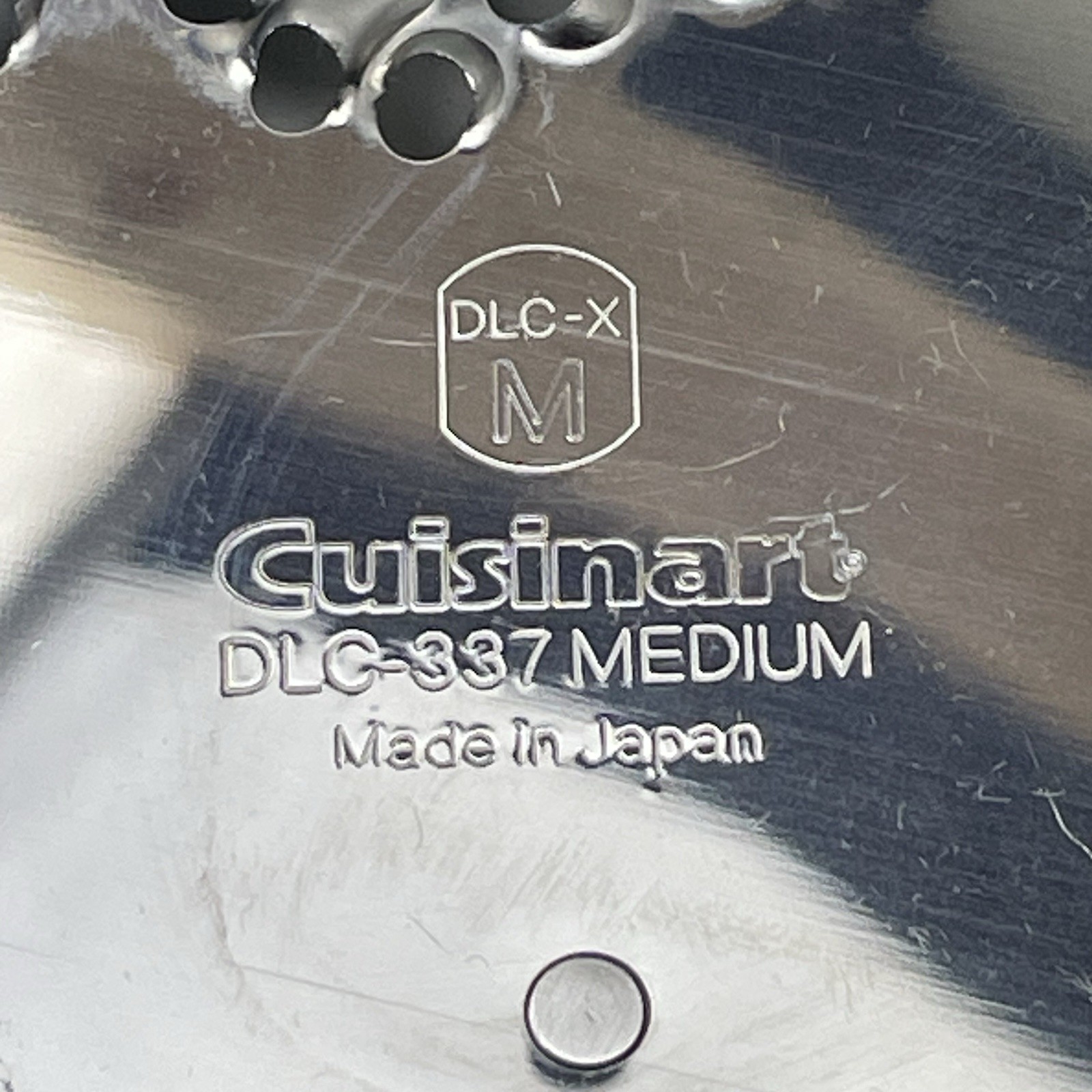 Cuisinart DLC-337 Medium Food Processor Replacement Disc Blade Made in Japan