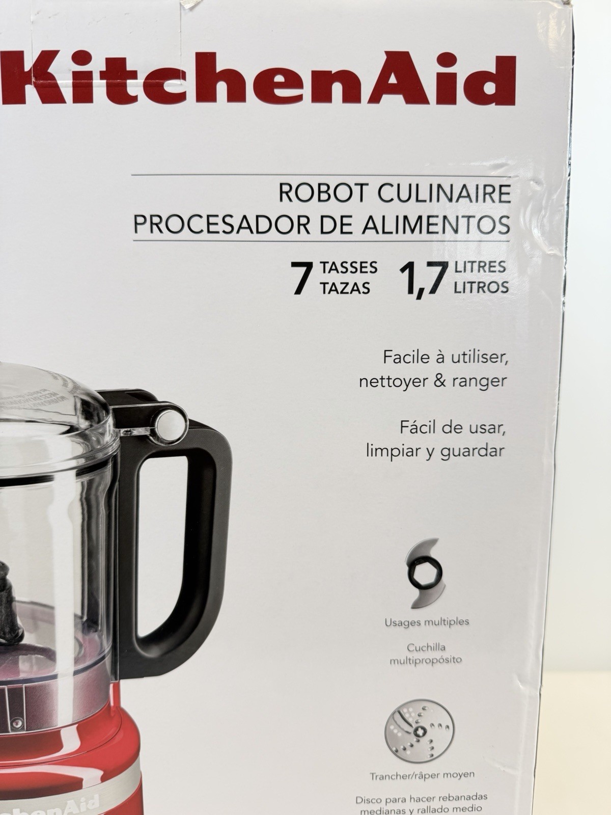 NEW KitchenAid KFP0718ER Food Processor 7 Cup Empire Red BRAND NEW