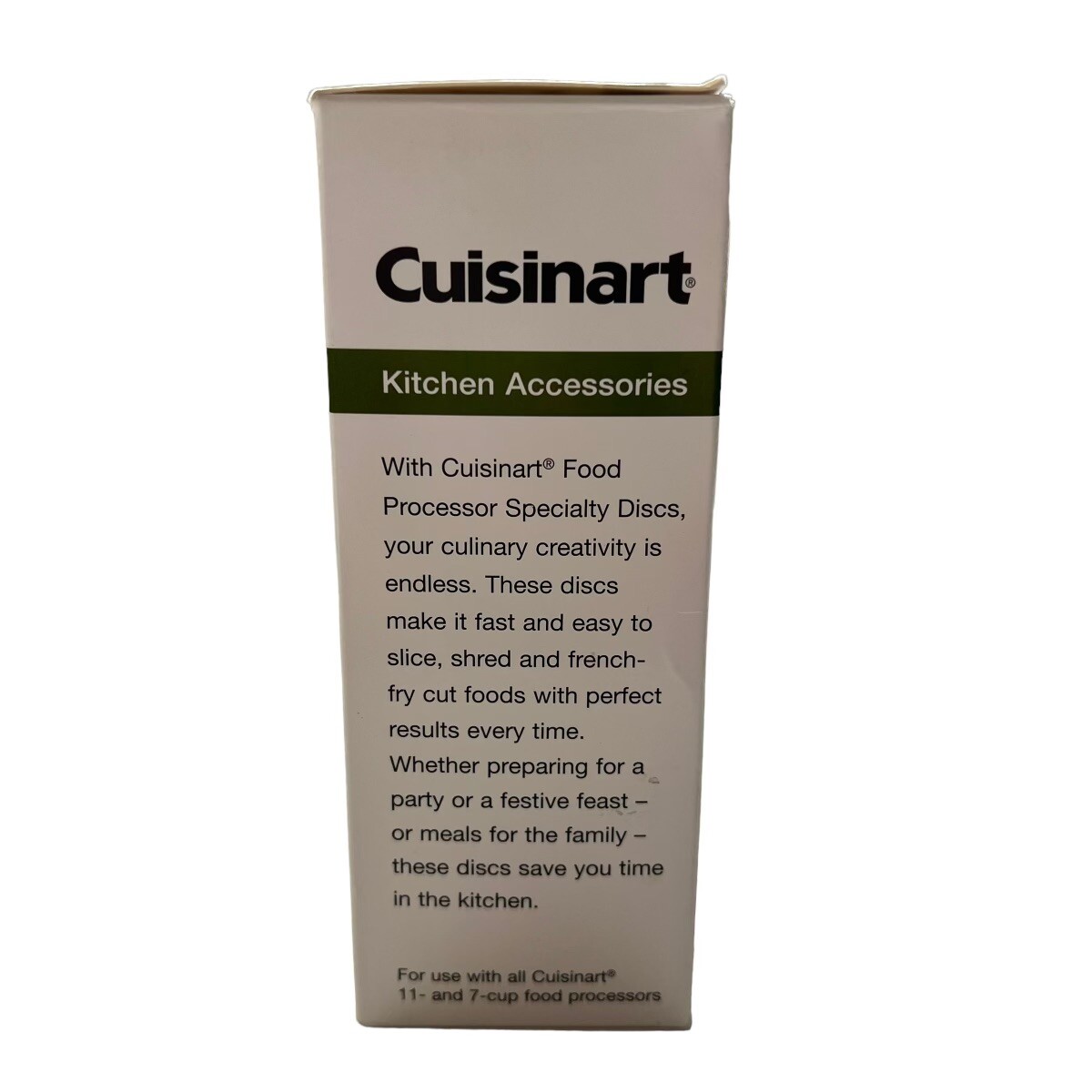 Cuisinart Kitchen Accessories 11 and 7 cup Food Processor Standard Disc Set