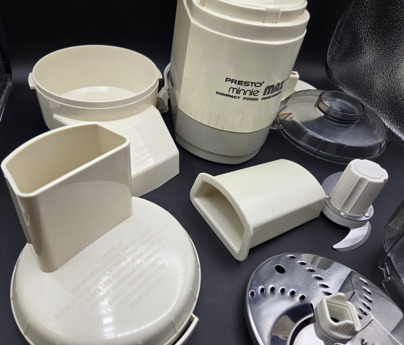 Vtg Presto Minnie Max Compact Food Processor 0290002 Shred Slice Chopper ~ Video