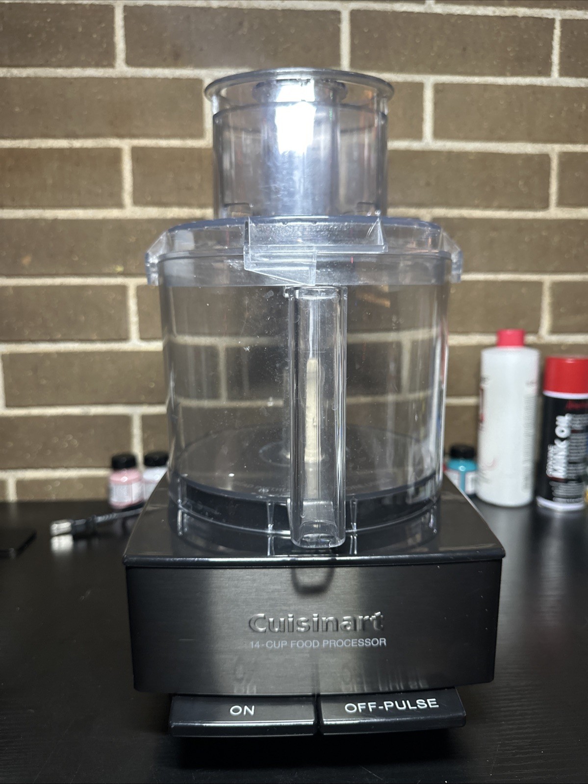 Cuisinart Custom 14 14-Cup Food Processor – Brushed Stainless No Blades Tested