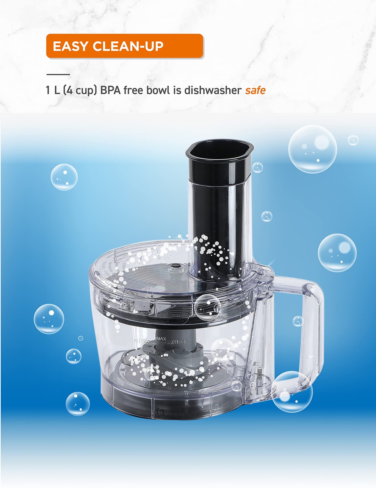 Commercial CHEF CHFP4MB 4-Cup Food Processor