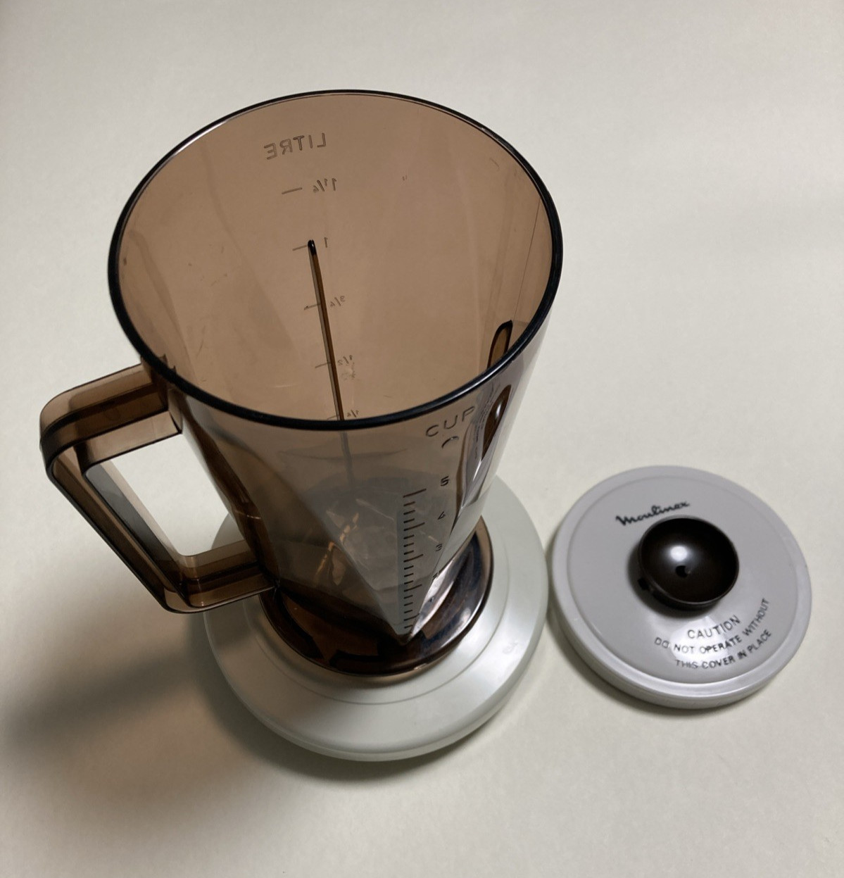 Vtg Moulinex La Machine Model 390 Blender Jar w/ Blade Gasket & Lid Replacement