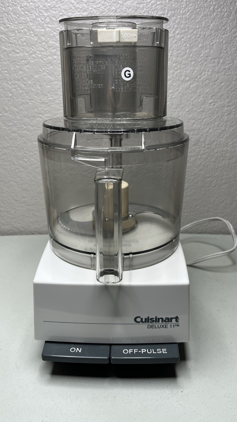 Cuisinart Deluxe 11-Cup Food Processor DLC-2011 – TESTED WORKING!